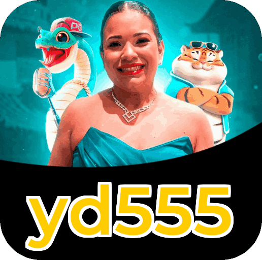 Interface do aplicativo yd555 mostrando jogos disponíveis no iOS e Android